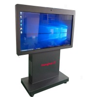 55 inch floor standing mall LCD touch advertisement kiosk